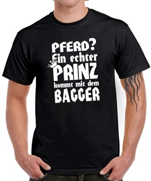 Pferd? Ein e.Prinz kommt mit dem Bagger