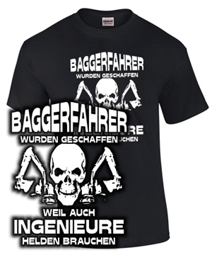 Baggerfahrer wurden geschaffen...