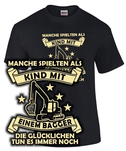 Manche Spielten als Kind mit Bagger...