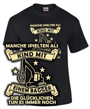 Manche Spielten als Kind mit Bagger...