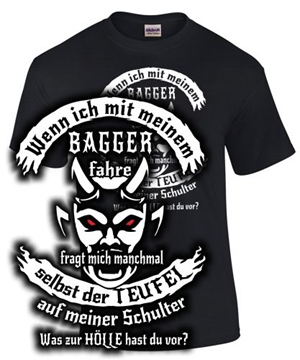 Wenn ich mit meinem Bagger fahre...