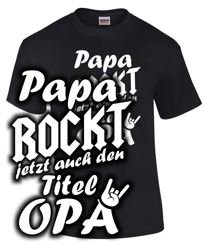 Papa rockt jetzt auch den Titel Opa