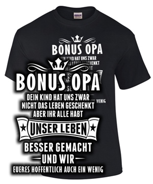 Bonus Opa... und wir eures hoffentlich..