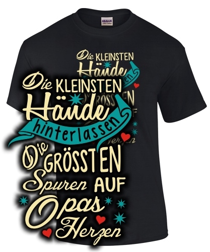 Die kleinsten H�nde hinterlassen die...