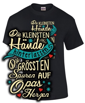 Die kleinsten H�nde hinterlassen die...