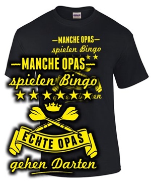 Manche Opas spielen Bingo...Darten