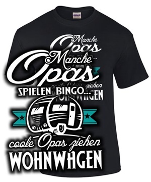 Manche Opas spielen Bingo...Wohnwagen