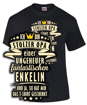 Stolzer Opa einer ungeheuer... Enkelin