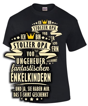 Stolzer Opa vonungeheuer... Enkelkindern