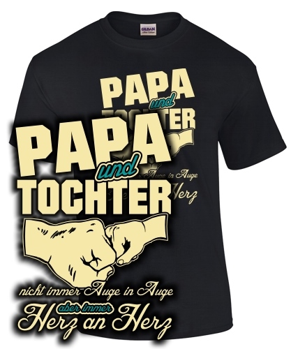 Papa & Tochter, Herz an Herz
