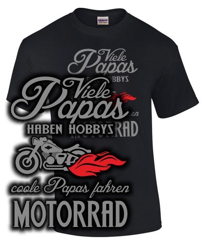 Viele Papas haben Hobby`s..Motorrad