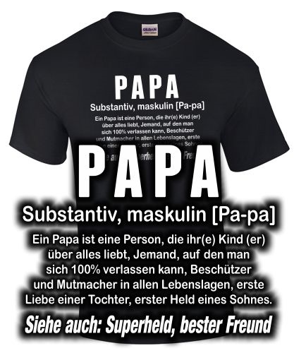 Papa, Substanitv, maskulin [Pa-pa]