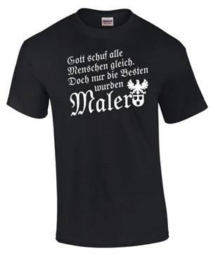 Gott schuf alle Menschen gleich - Maler